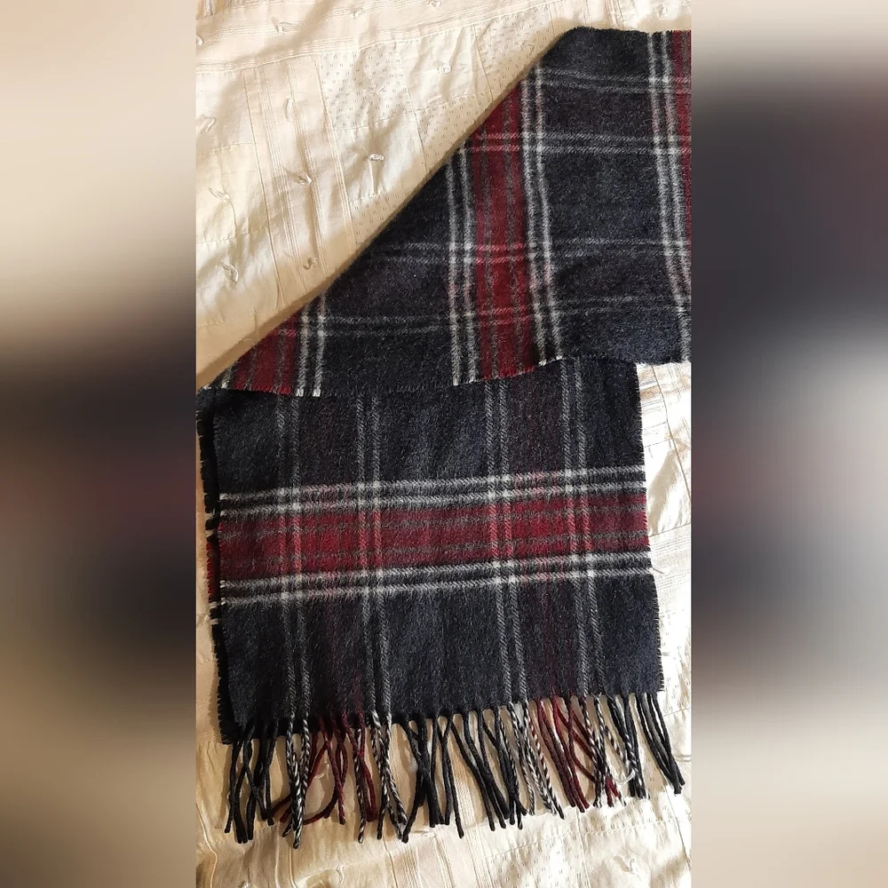 JOSEPH & LYMAN | Plaid Cashmere Scarf
